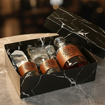  - Kişiye Özel Sevilla Elite Derili Viski Seti