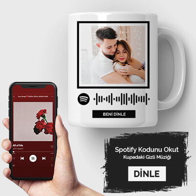 Kişiye Özel Spotify Ses İzi Bardak - Thumbnail