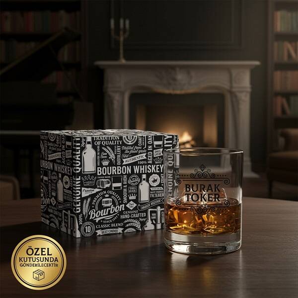 Kişiye Özel Viski Bardağı Orijinal Kutusunda