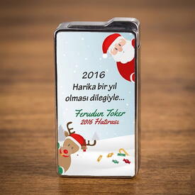  - Kişiye Özel Yılbaşı Temalı Çakmak
