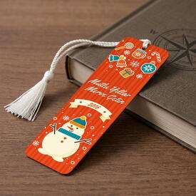  - Kişiye Özel Yılbaşı Temalı Kitap Ayracı