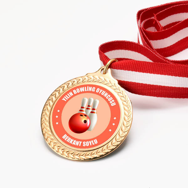 Kişiye Özel Yılın Bowling Oyuncusu Madalyonu