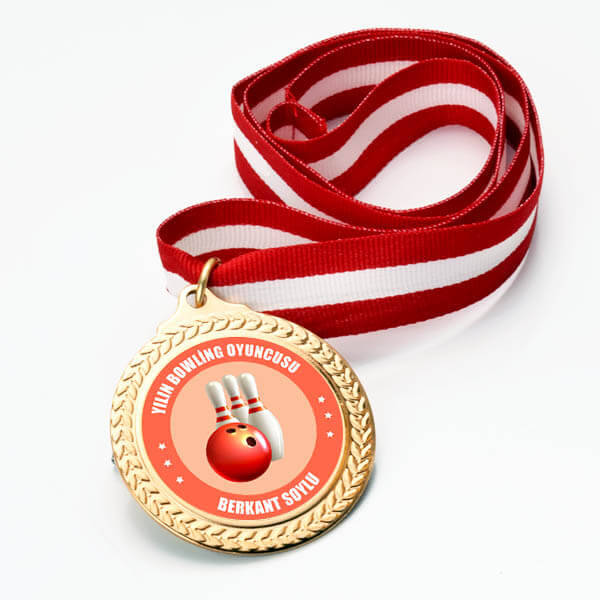 Kişiye Özel Yılın Bowling Oyuncusu Madalyonu