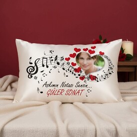  - Kişiye Özel Aşkımın Notası Sensin Yastık