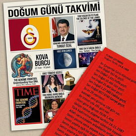  - Kişiye Özel Doğduğun Gün Ne Oldu Takvimi