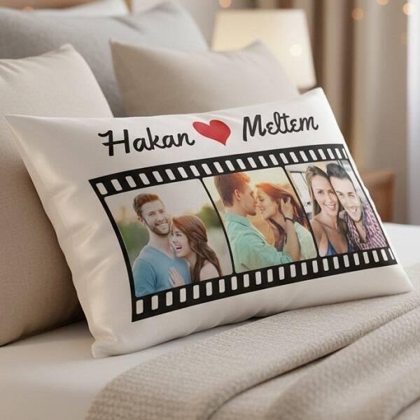 Kişiye Özel Film Şeridi Yastık