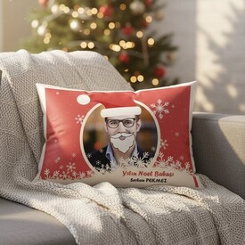  - Kişiye Özel Noel Baba Yılbaşı Yastığı