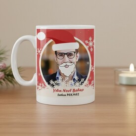  - Kişiye Özel Yılbaşı Noel Baba Kupa Hediyesi