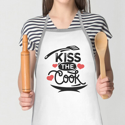 Kiss The Cook Mutfak Önlüğü - Thumbnail