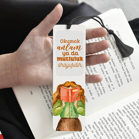 Kitap İle İlgili Sözler Kitap Ayracı MDL104 - Thumbnail