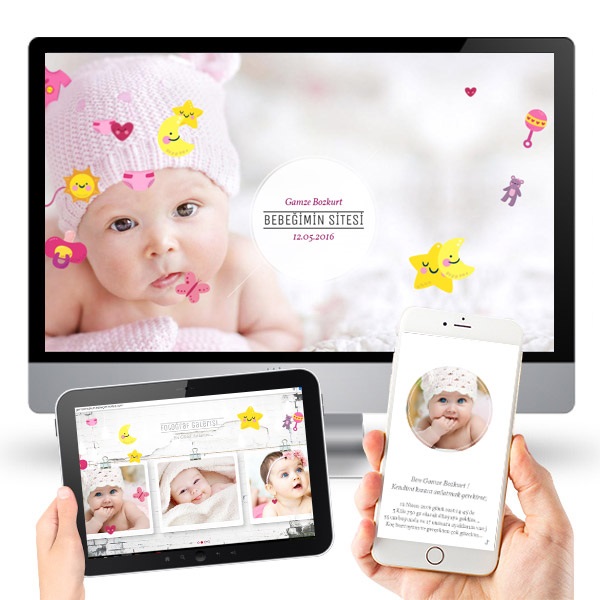 Kız Bebeklere Özel WEB Sitesi