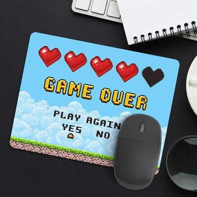 Klasik Game Over Mousepad - Thumbnail