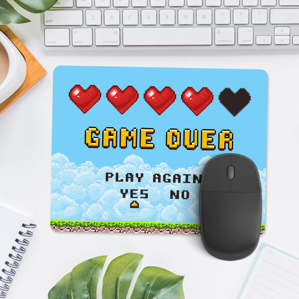 Klasik Game Over Mousepad