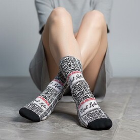  - Klasik Öğretmen Sözleri Kişiye Özel Çorap