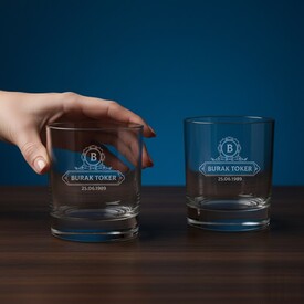  - Kocaya Hediye Diamond İkili Viski Bardağı