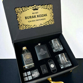 Kocaya Hediye Elite Gentleman Premium Viski Seti - Thumbnail