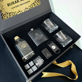 Kocaya Hediye Elite Gentleman Premium Viski Seti - Thumbnail