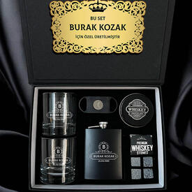 Kocaya Hediye Golden Signature Prestige Elegan Viski Seti - Thumbnail