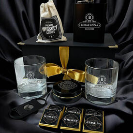 Kocaya Hediye Golden Signature Prestige Elegan Viski Seti - Thumbnail