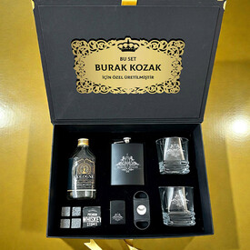 Kocaya Hediye Imperial Platinum Crown Premium Viski Seti - Thumbnail