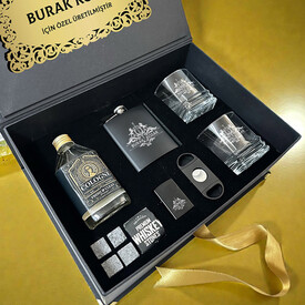 Kocaya Hediye Imperial Platinum Crown Premium Viski Seti - Thumbnail