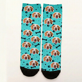 Köpeğinizin Fotosuna Özel Sevimli Çorap - Thumbnail