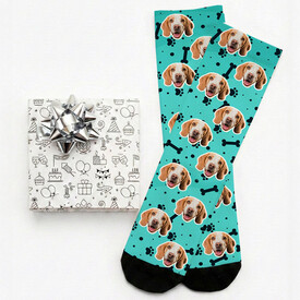 Köpeğinizin Fotosuna Özel Sevimli Çorap - Thumbnail