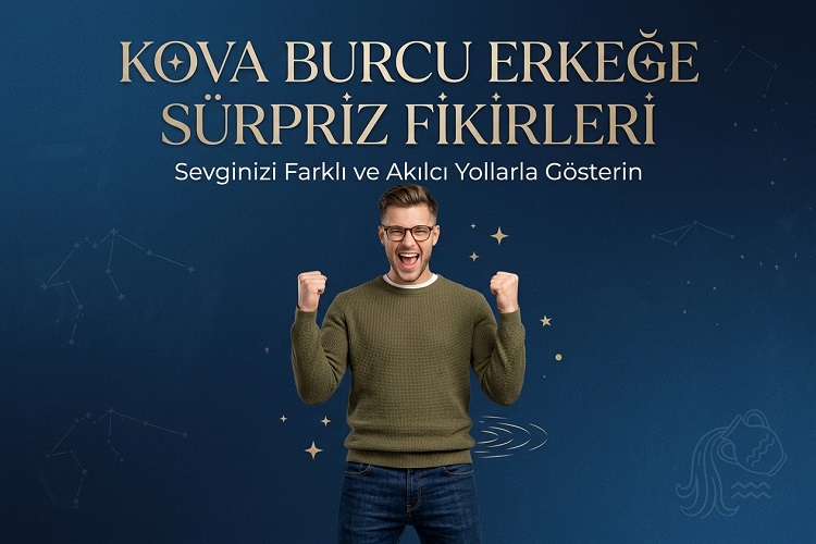 Kova Burcu Erkeğe Süpriz Fikirleri