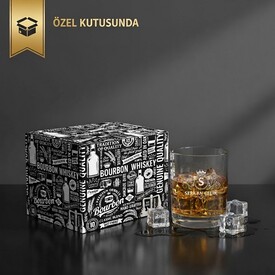  - Kral İşlemeli İsme Özel Viski Kadehi