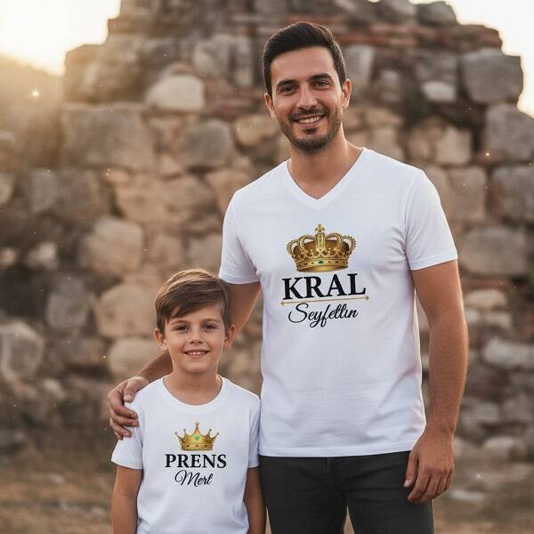 Kral ve Prens İkili Tişörtleri