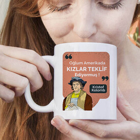 Kristaf Kolomb Esprili Kahve Kupası - Thumbnail