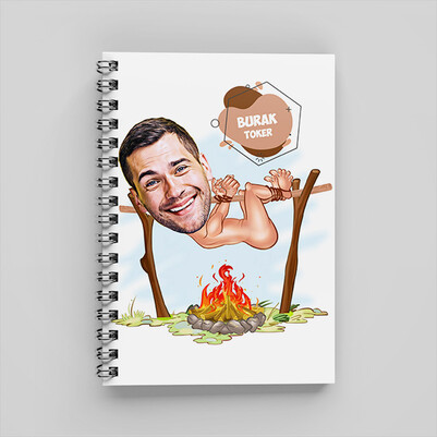 Kurtarın Beni Karikatürlü Defter - Thumbnail