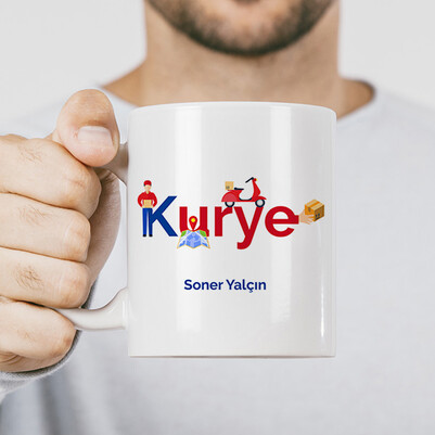 Kuryelere Özel Kupa Bardak - Thumbnail