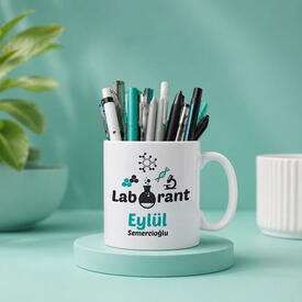  - Laborantlar için İsimli Kupa Bardak