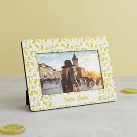  - Limon Desenli Tasarım Resim Çerçevesi