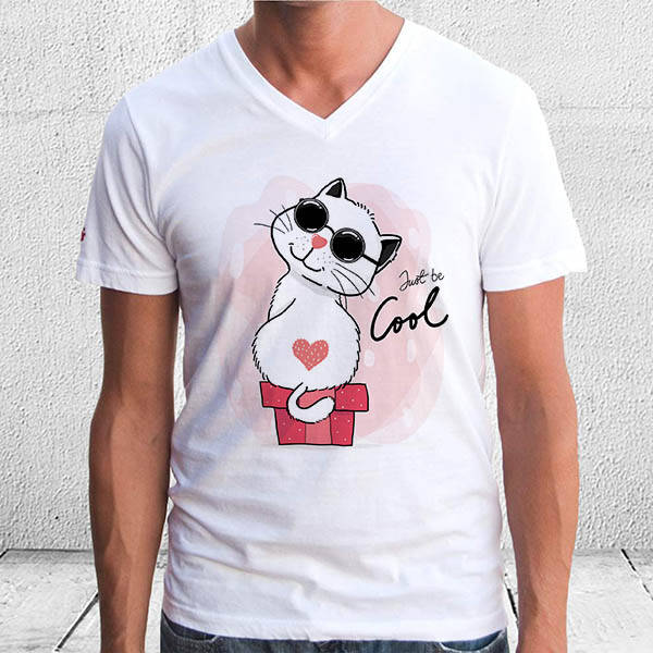 Love Cat Tasarım Tişört