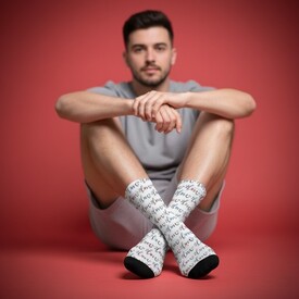  - Love Desenli 2'li Çorap Seti