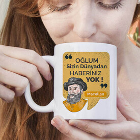 Macellan Esprili Kahve Kupası - Thumbnail