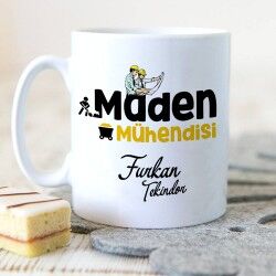 Maden Mühendislerine Hediye Kupa Bardak - Thumbnail