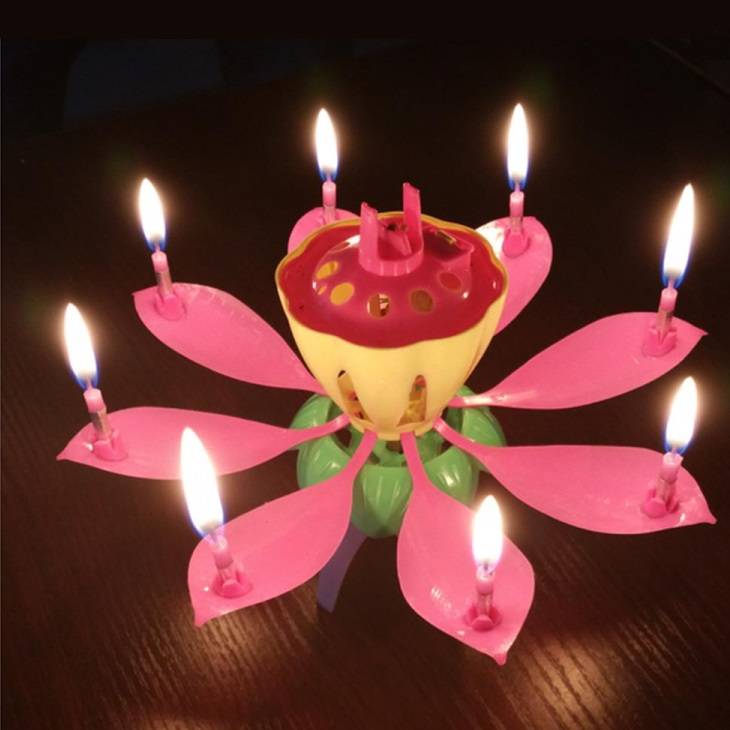 Magic Candle - Sihirli Çiçek Pasta Mumu