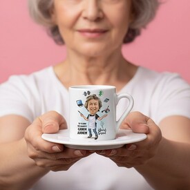  - Marifetli Annem Karikatürlü Kahve Fincanı