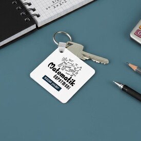  - Matematik Öğretmeni Temalı Anahtarlık