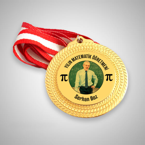 Matematik Öğretmenine Hediye Madalyon