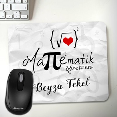 Matematik Öğretmenine Hediye Mousped - Thumbnail