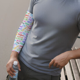 Merhaba Desenli Hediyelik Erkek Kol Çorabı - Thumbnail