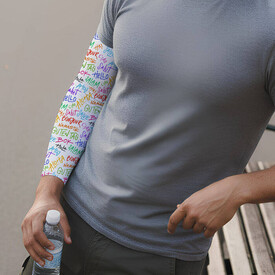 Merhaba Desenli Hediyelik Erkek Kol Çorabı - Thumbnail