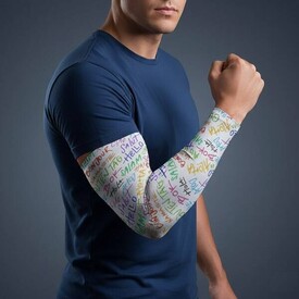  - Merhaba Desenli Hediyelik Erkek Kol Çorabı