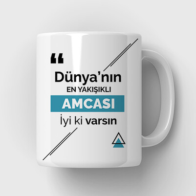  - Mesajlı Amcaya Hediye Kupa Bardak