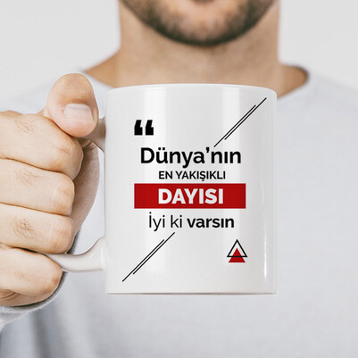  - Mesajlı Dayıya Hediye Kupa Bardak