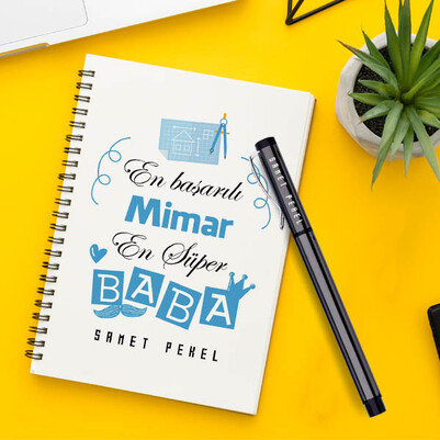 Mimar Babalara Özel Defter ve Kalem - Thumbnail